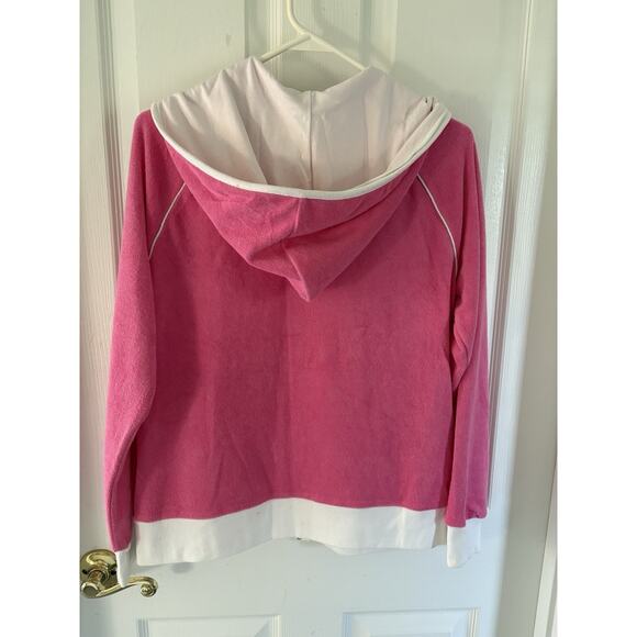 Kim Rogers Women's Small Pink long sleeved hoodie with pockets - Picture 5 of 12